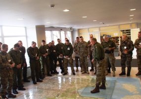 Brigados „Geležinis Vilkas“ štabas pasitikrino gebėjimus planuoti karines operacijas - 1