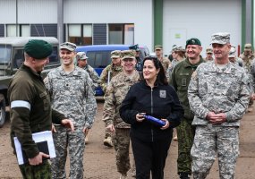 A U.S. delegation visited Exercise Iron Sword 2014  - 4