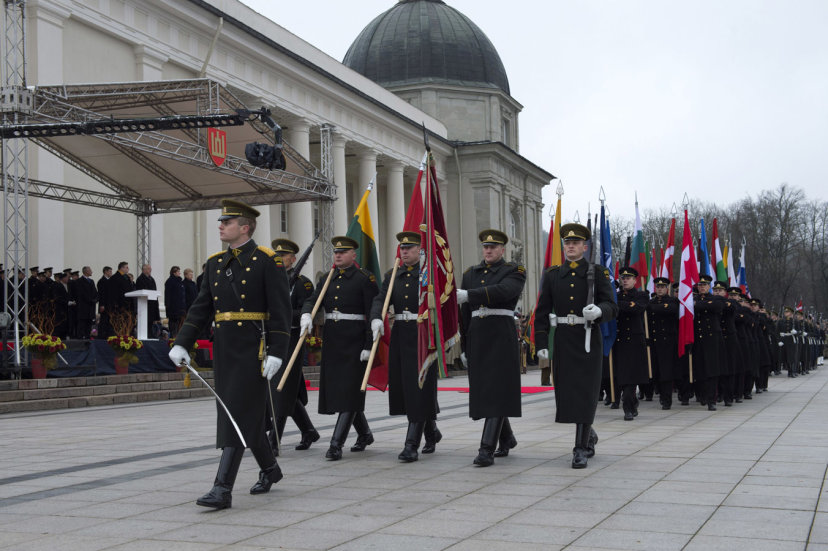 Celebration of Lithuanian Armed Forces Day was crowned by a military parade