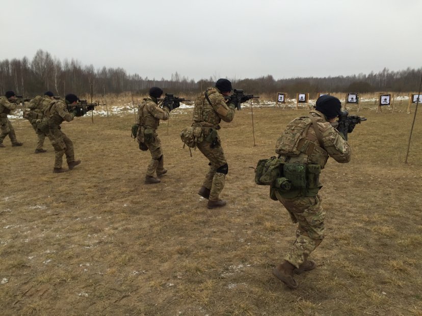 Lithuanian and Danish military personnel hone their skills in a reconnaissance units exercise 