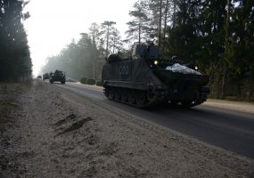 Baigėsi pirmosios Lietuvos kariuomenės greitojo reagavimo pajėgų kovinės grupės pratybos - 1
