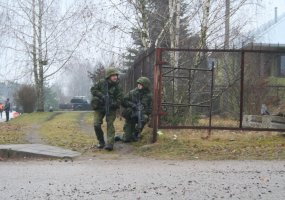 Ulonų bataliono kariai treniravosi Alytaus mieste  - 2