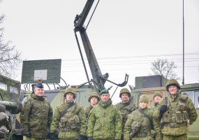Lietuvos kariuomenės vyriausiasis puskarininkis lankėsi Oro gynybos batalione - 4
