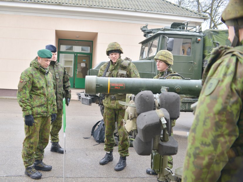 Lietuvos kariuomenės vyriausiasis puskarininkis lankėsi Oro gynybos batalione