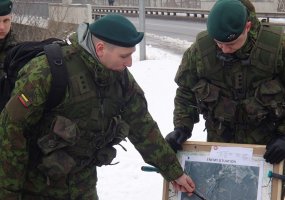 Brigados „Geležinis Vilkas“ kariai treniravosi planuoti karines operacijas - 2