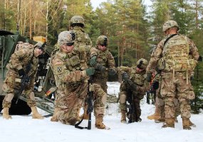 Lietuvos ir JAV kariai tęsia bendrą karinį rengimą - 5