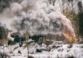 Karinių jūrų pajėgų Jaunesniųjų karininkų vadų mokymų kariai dalyvavo žiemos mokymuose - 1