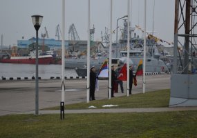 Karinių jūrų pajėgų kariai minėjo Lietuvos valstybės atkūrimo dieną - 2