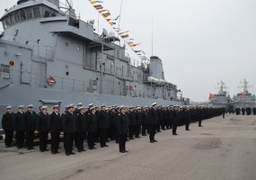 Karinių jūrų pajėgų kariai minėjo Lietuvos valstybės atkūrimo dieną - 4