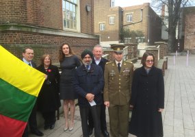 Karinių jūrų pajėgų atstovai Londone dalyvavo NATO konferencijoje ir Nepriklausomybės dienos... - 1