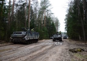 Juozo Lukšos mokymo centro organizuotą Šarvuočio M 113 vado kursą baigę eiliniai tarnybą tęs... - 4