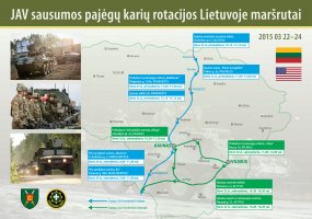 U.S. soldiers will present equipment and weaponry displays in towns and cities of Lithuania as... - 4