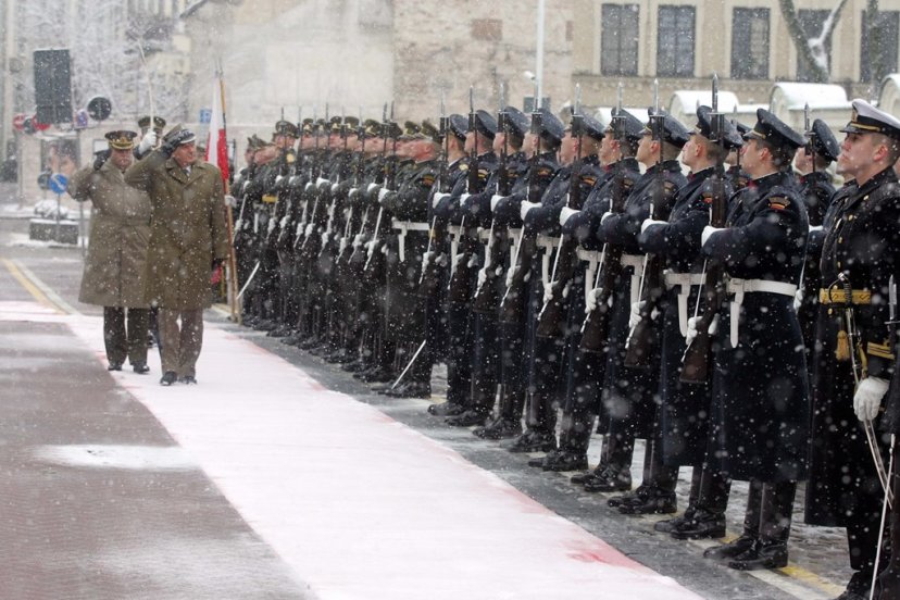 Chief of General Staff of the Polish Armed Forces General Mieczyslaw Gocul conducted a formal...