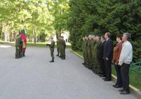 Vaidoto batalionas minėjo 20-ąsias kovinės vėliavos įteikimo metines - 4