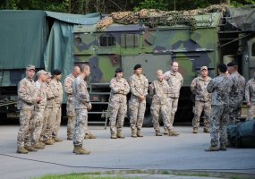 Nemenčinėje pratyboms „Kardo kirtis 15“ įsikurs penkių NATO šalių brigadų štabai - 2