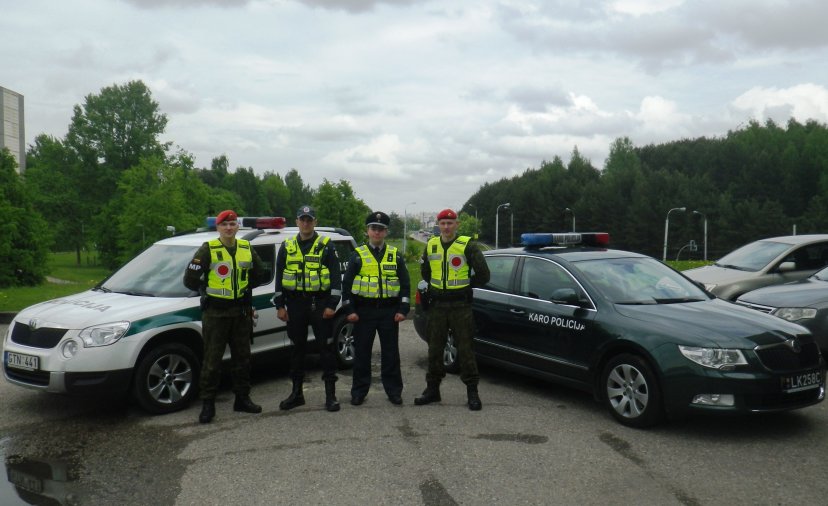 Karo policininkai stiprina bendradarbiavimą su Vilniaus 5-uoju policijos komisariatu