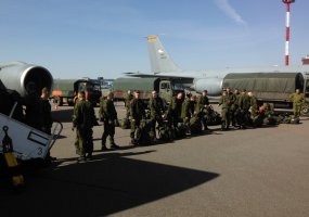 Krašto apsaugos savanorių pajėgų kariai išvyksta į pratybas Jungtinėse Amerikos Valstijose - 1