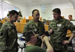 Pažintis su pratybų „Kardo kirtis“ dalyviais – Danijos divizija - 6