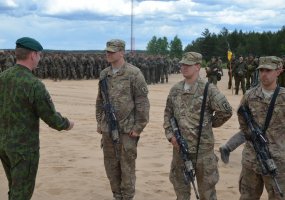 A part of Exercise Saber Strike 15 was wrapped up at the Pabradės Training Area - 3