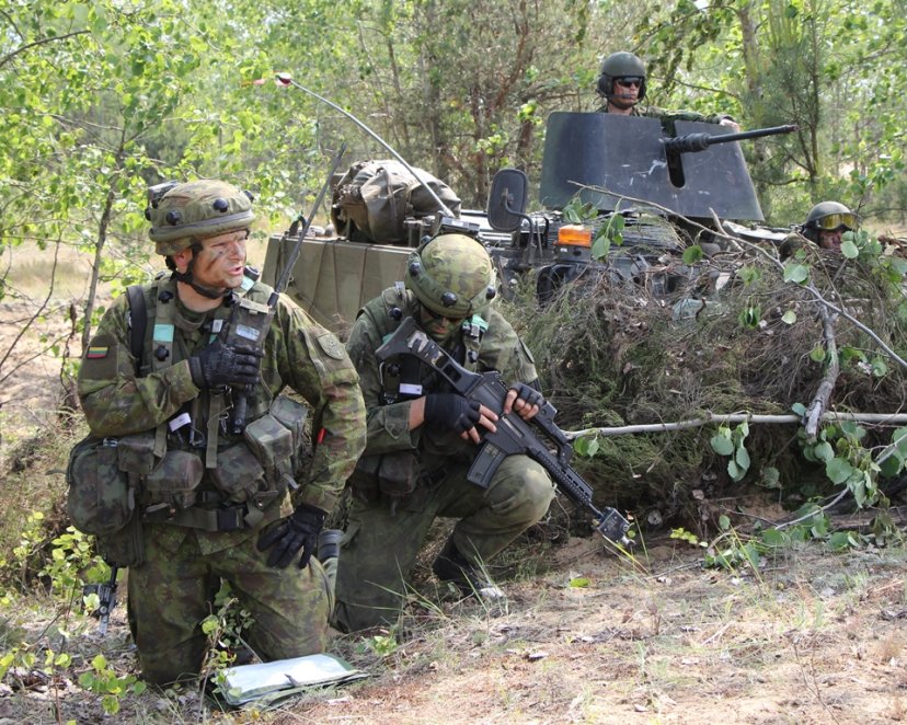 Pažintis su pratybų „Saber Strike