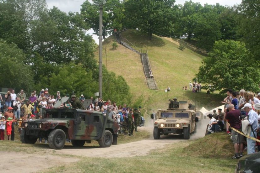Istorijos festivalyje šiuolaikiniai kariai