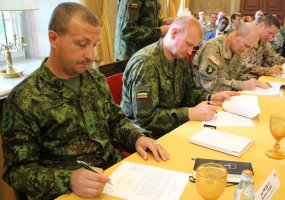 Baltijos šalių ir JAV sausumos pajėgų atstovai pasirašė bendradarbiavimo memorandumą - 3