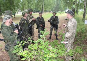 Ukrainos kariai Lietuvos kariuomenės mokykloje baigė tarptautinį instruktoriaus kursą  - 1