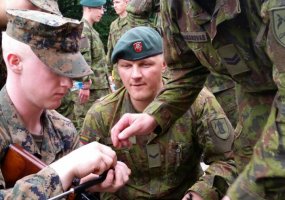 Lietuvos kariai dalyvauja bendrose sąjungininkų ir Ukrainos karių pratybose Ukrainoje  - 1