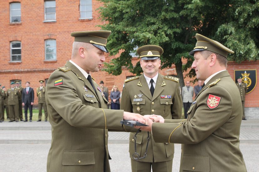 Vytenio batalione vyko vadų pasikeitimo ceremonija