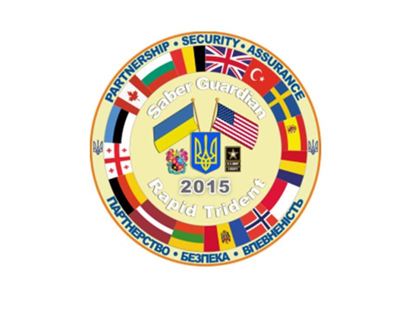 Lithuanian soldiers train in a cooperative NATO and Ukraine's exercise on the soil of Ukraine