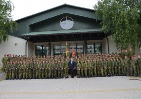 Mokomajame pulke savo šaliai iškilmingai prisiekė 123 kariai  - 5