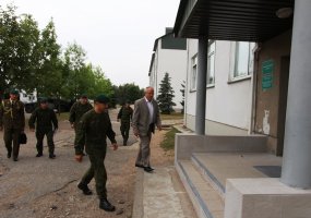 Krašto apsaugos ministras lankėsi Mechanizuotoje pėstininkų brigadoje ,,Geležinis Vilkas - 1