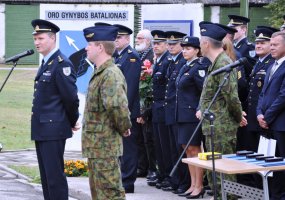 Oro gynybos batalionas šventiškai paminėjo 15-ąsias įkūrimo metines  - 3