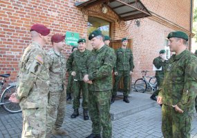 Lietuvos kariuomenės vadas įvertino Vytenio bataliono pasirengimą priimti šauktinius - 1