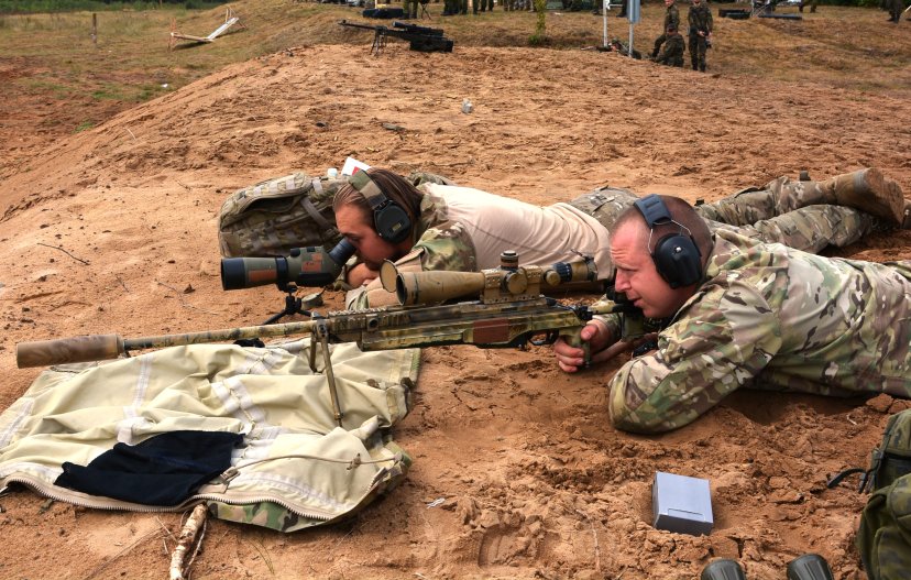 Troops from 7 NATO allies competed for the title of the best sniper 