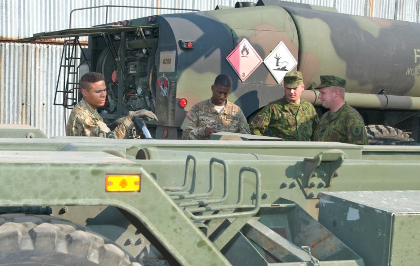 Vytenio bataliono kariai su NATO partneriais dalyvavo pratybose Lietuvoje ir Latvijoje
