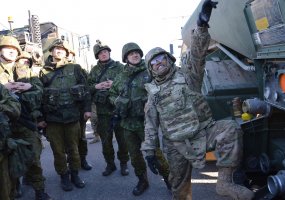 MPB  „Geležinis vilkas“ brigados logistikos kuopos karių pratybos kartu su Rukloje dislokuotais... - 4
