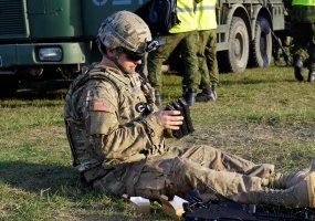 Brigados „Geležinis Vilkas“ ir JAV logistai vykdė kovinius šaudymus - 6
