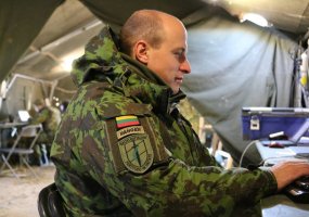 Lithuanian soldiers begin training in Exercise Trident Juncture alongside allies   - 1