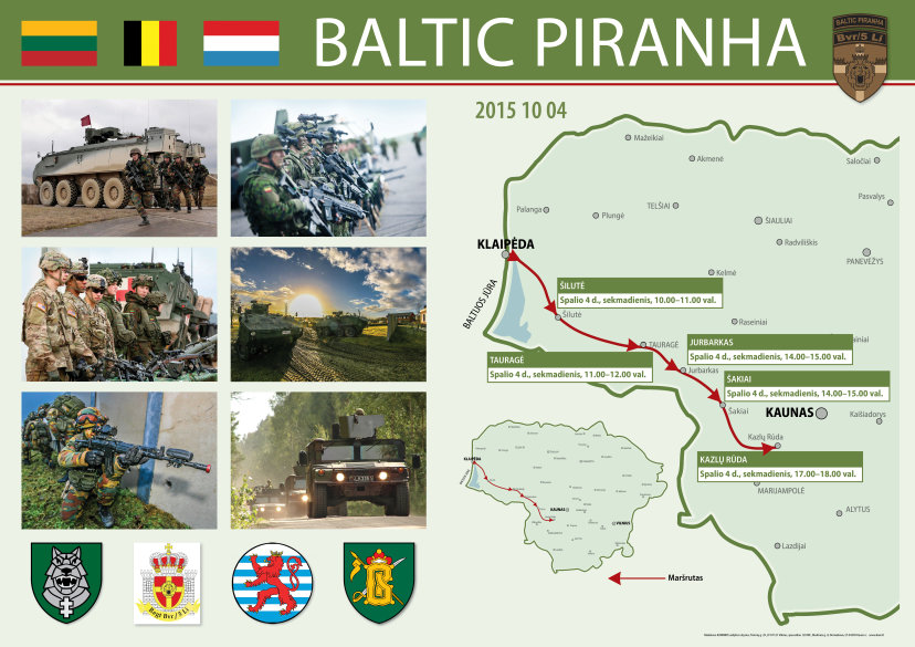 First phase of Exercise Baltic Piranha began in Klaipėda district 