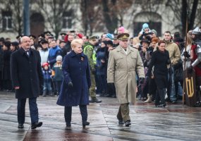 Lietuvos kariuomenės vado generolo leitenanto Jono Vytauto Žuko sveikinimo kalba Lietuvos... - 1