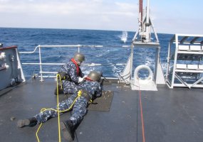 Vessel of the Lithuanian Navy took part in NATO exercise Trident Juncture 2015  - 4