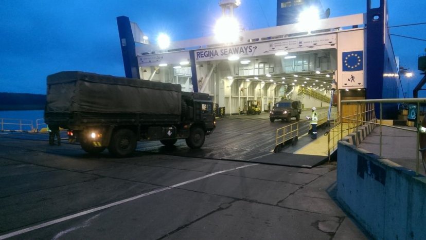 UK's military hardware brought to Lithuania for international exercise