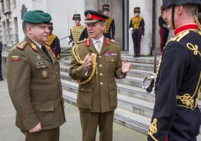 The scope of forces the United Kingdom deploys to our region for exercises and training will be... - 2