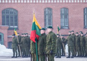 Klaipėdoje vyko Motorizuotosios pėstininkų brigados „Žemaitija“ steigimo iškilmės - 1