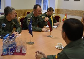 Spanish Air Force Chief of Staff will visit Spain's air personnel conducting the NATO Air... - 1