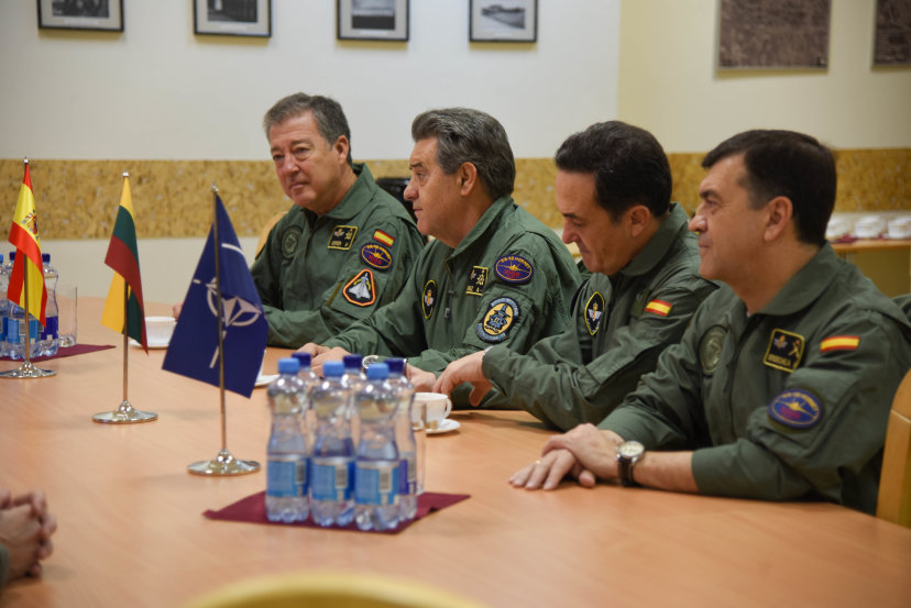 Spanish Air Force Chief of Staff will visit Spain's air personnel conducting the NATO Air...