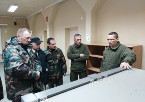 Oro gynybos batalione – Valstybės sienos apsaugos tarnybos pareigūnų vizitas - 4