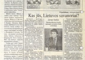 „Savanorio“ laikraštis – ketvirtį amžiaus Savanorių pajėgų rikiuotėje, petys į petį su kariais!  - 4