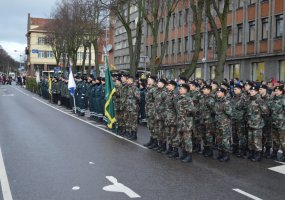 Klaipėdos įgulos kariai dalyvavo Vasario 16 d. renginiuose Klaipėdoje - 5